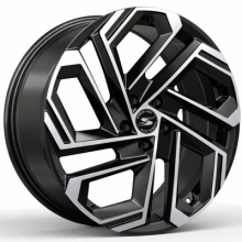SILVERLINE Toledo Fekete polír CB73,1 5/108 18X7,5 ET45 
