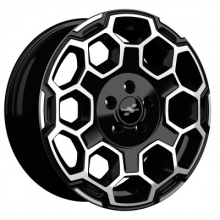 SILVERLINE SL-102 Fekete polír CB66,1 5/114,3 17X7 ET45 